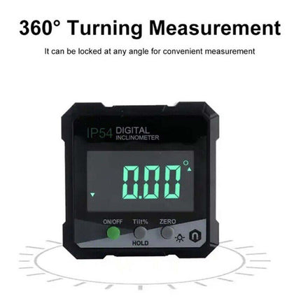 Digital Protractor Inclinometer Magnetic Angle Meter & Level Finder
