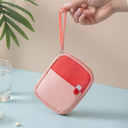 Portable Medical Storage Box Emergency Medicine Bag First Aid Organizer