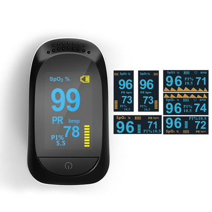 Professional Blood Oxygen Monitor Finger Pulse Oximeter Heart Rate