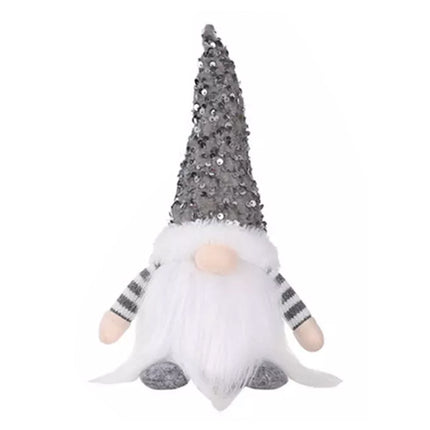 Christmas Gnome Santa Light with Bling Hat Xmas Party Home Table Decor