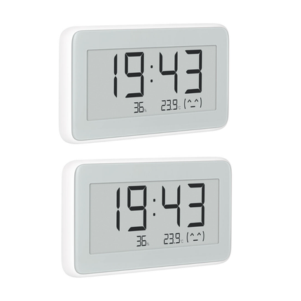 Smart Bluetooth Temperature Humidity Monitor with E-Ink Display Clock