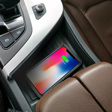 Wireless Car Charger Mat Non Slip Fast Charging Pad with 1M Cable Smartphone