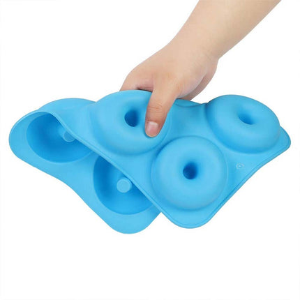 3PCS Silicone Donut Muffin Chocolate Cake Cookie Doughnut Baking Mould Tray