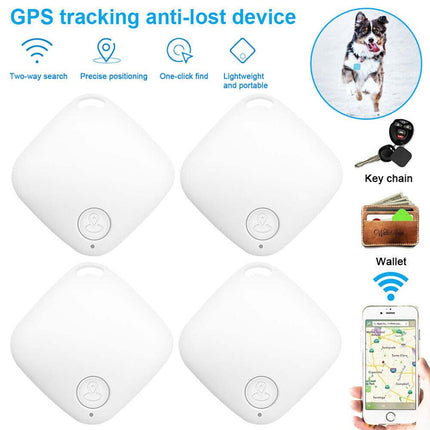 4 Pack Wireless Bluetooth GPS Tracker Anti Lost Key Wallet Pet Locator