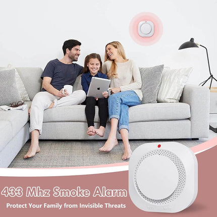 2x Fireangel Smoke & Gas Detector Alarm, Battery Powered Home Safety