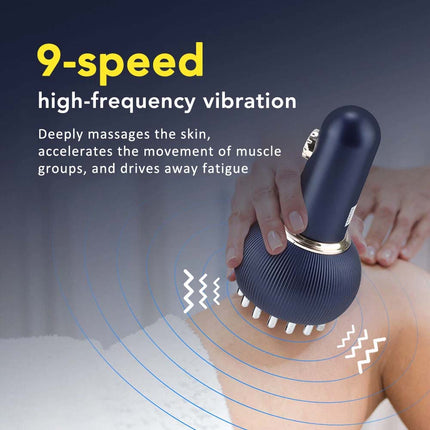 Electric Body Massage Brush Lymphatic Drainage Microcurrent Meridian Machine