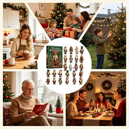 2026 Nutcracker Advent Calendar 24 Day Christmas Countdown 2D Acrylic Gift