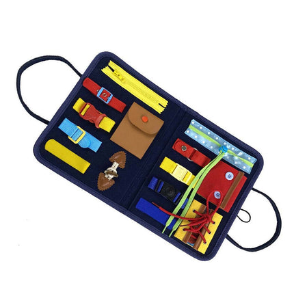 Toddler Montessori Busy Board – Educational Sensory Fine Motor Toy