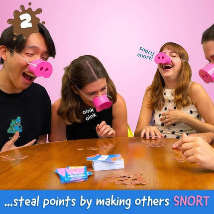 Funny Oinkcredible You Laugh You Lose Party Game 5pcs 2026 Pig Snout Game