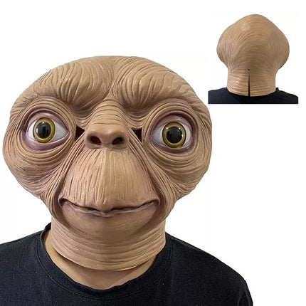 ET Alien Latex Mask Realistic Costume Fancy Dress Party Cosplay Unisex