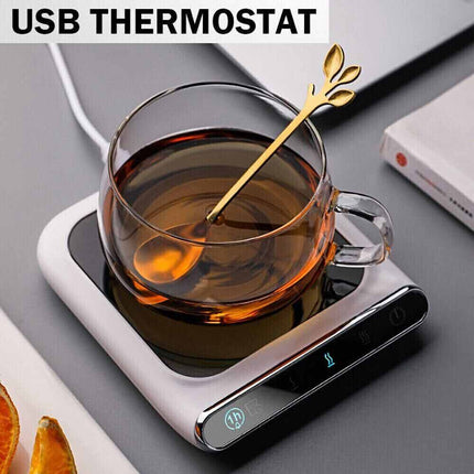 USB Coffee Mug Warmer Smart Heating Plate Tea Milk Cup Heater Pad Office