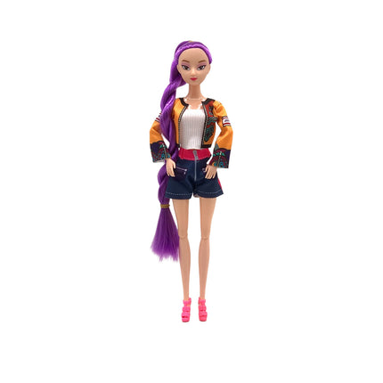 3X Kpop Demon Hunters Dolls Moveable Joint Collectible Action Figure