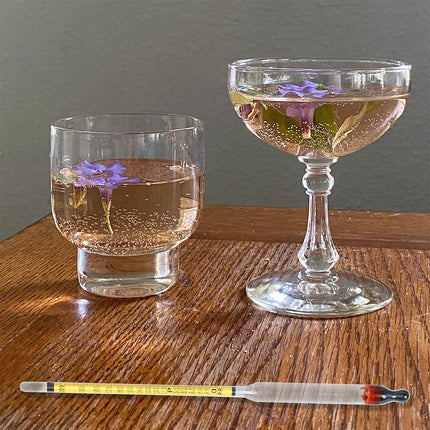 Home Brew Wine Hydrometer Set – Triple Scale Alcohol Tester & Test Jar