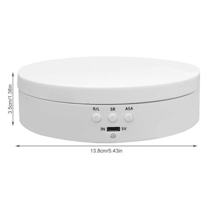 360° Electric Rotating Turntable Display Stand for Jewelry Photo