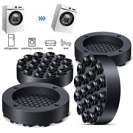 4Pcs Washing Machine Foot Pads Anti Vibration Support Mat Leg Stopper