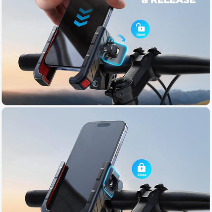JOYROOM Bike Phone Holder, Handlebar Mount for iPhone Samsung 4.7–7"