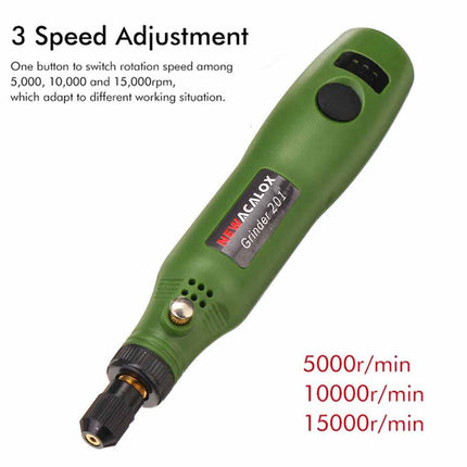 Mini Electric Rotary Tool Grinder Pen USB Cordless Engraving Drill Kit