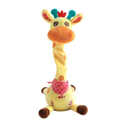 Favorite Dancing Giraffe Plush Singing Animal Plush Doll for Holiday Gift