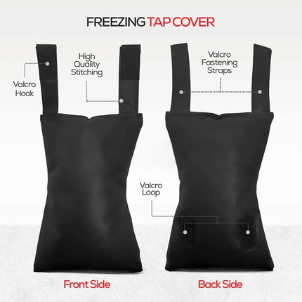 Waterproof Outdoor Tap Cover Frost Protector Insulated Winter Jacket