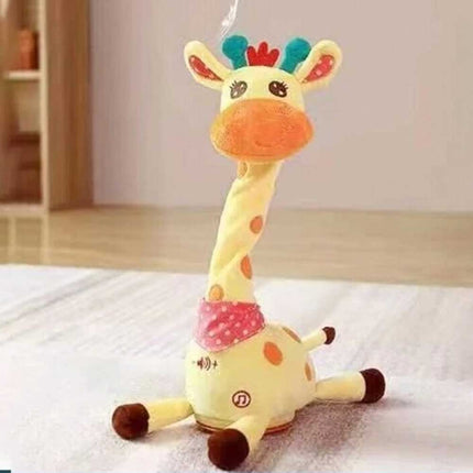 Favorite Dancing Giraffe Plush Singing Animal Plush Doll for Holiday Gift