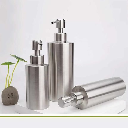 Stainless Steel Refillable Soap Dispenser for Shower & Kitchen