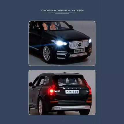 1:32 Volvo XC90 Diecast Model Car Pull Back Sound & Light Toy