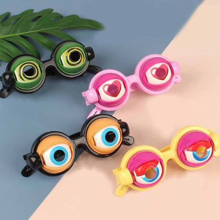 Funny Crazy Blink Glasses Toy – Party Gag Eyewear for Adults