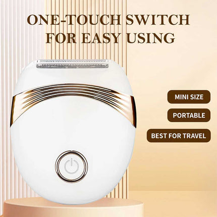 3-in-1 Rechargeable Wet & Dry Lady Body Shaver, Painless Mini Women Razor