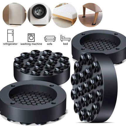 4Pcs Washing Machine Foot Pads Anti Vibration Support Mat Leg Stopper