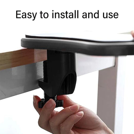 180° Rotating Mouse Wrist Pad, Leather Small Anti-Fatigue Arm Rest Support