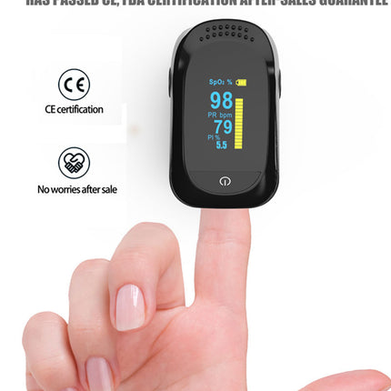 Professional Blood Oxygen Monitor Finger Pulse Oximeter Heart Rate