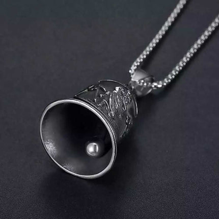 Motorcycle Guardian Bell St Christopher Stainless Steel Lucky Ride Bell