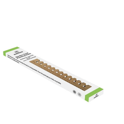 Wooden Garden Planting Ruler, Seed Spacer Line Tool for Sowing Vegetables