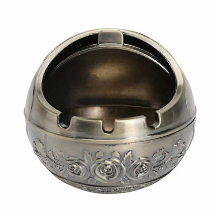 8CM Ashtray with Decorative Lid Holder for Smoking Cigarettes