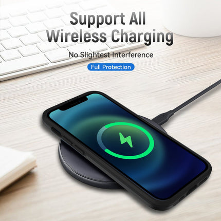 For iPhone 15/16/17 Air Pro Max: Rugged Case with Armor Light & Magsafe