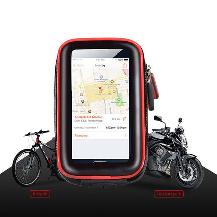 Motorcycle Bike Waterproof Phone Holder Case Cycling Mobile Phone Bag