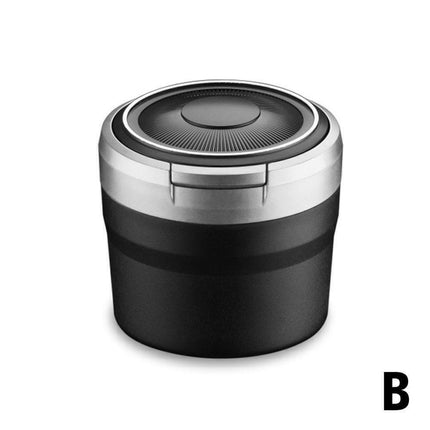 Auto Car Ashtray LED Lid Cigarette Cup Ash Holder Self Extinguishing