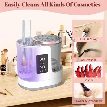 Multifunction Automatic Makeup Brush Cleaner and Dryer, Easy Control