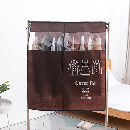 Clear Clothes Rail Cover, Hanging Storage Protector for Garment Rack NEW