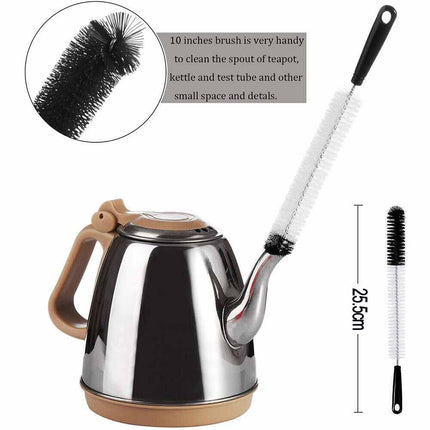 8Pcs Long Handle Cleaning Brush for Bottles & Cups, Kitchen Scrub Washer