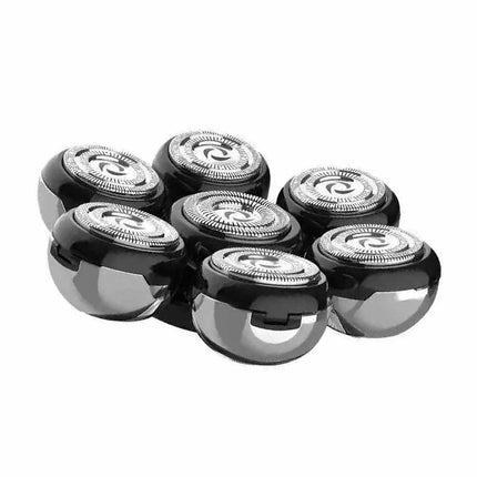 7D Electric Shaver Replacement Heads Men 7 Blade Floating Washable Razor
