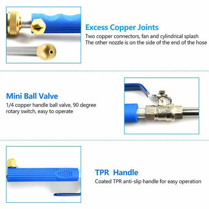 Hydro Jet High Pressure Power Washer Gun Water Spray Nozzle Wand Cleaner AU