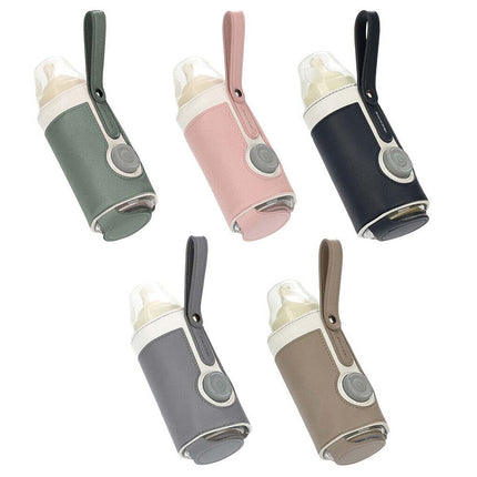 Portable Adjustable USB Milk Warmer Travel Bottle Pouch Bag Heater
