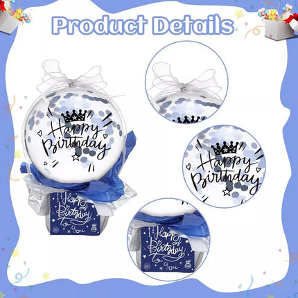 Money Pull Box with Balloon Gift, Fun Surprise Birthday Party Set