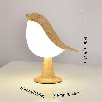 2 in 1 Bird Diffuser Lamp, USB Touch Sensor Bedside Desk Light