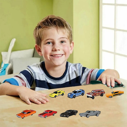 24-Day 2025 Advent Calendar Toy Car Collection with Acrylic Display