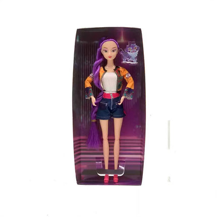 3X Kpop Demon Hunters Dolls Moveable Joint Collectible Action Figure