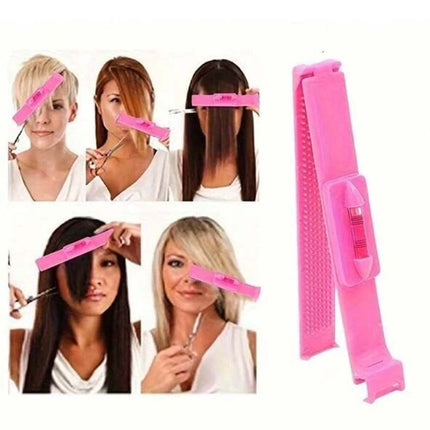 DIY Fringe Hair Trimming Clip & Comb Set with Professional Bang Styling