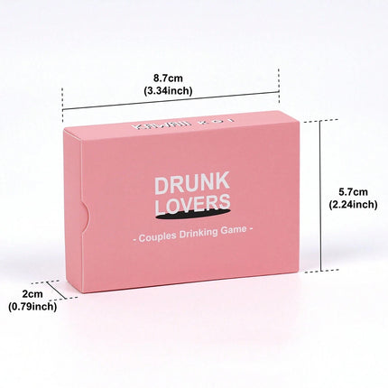 Drunk Lovers Couples Drinking Game Card Deck Gift for Date Night