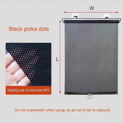 Universal Retractable Car Window Sun Shade for Windshield & Visor